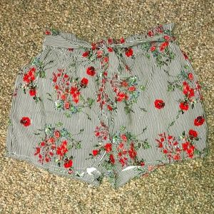 High waisted dress shorts